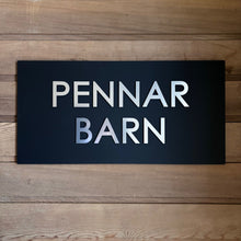 Laden Sie das Bild in den Galerie-Viewer, Modern Extra Large Three-Dimensional House Name / Address Sign - 60 x 30 cm